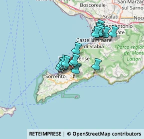 Mappa Vico S. Cataldo, 80062 Meta NA, Italia (5.50389)