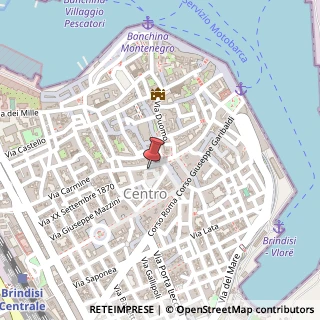 Mappa Piazza Mercato, 23, 72100 Brindisi, Brindisi (Puglia)