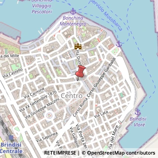 Mappa Via Ferrante Fornari, 5, 72100 Brindisi, Brindisi (Puglia)