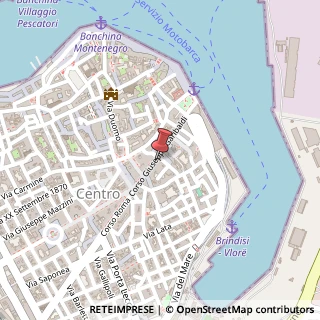 Mappa Corso Giuseppe Garibaldi, 44, 72100 Brindisi, Brindisi (Puglia)