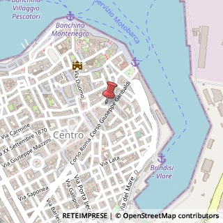 Mappa Via De' Terribile, 4, 72100 Brindisi, Brindisi (Puglia)