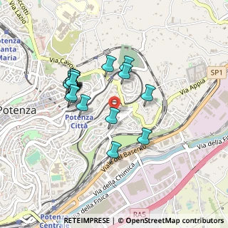 Mappa Via Cirillo Domenico, 85100 Potenza PZ, Italia (0.448)