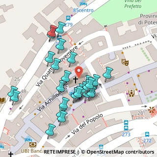 Mappa Via Pretoria, 85010 Potenza PZ, Italia (0.03929)