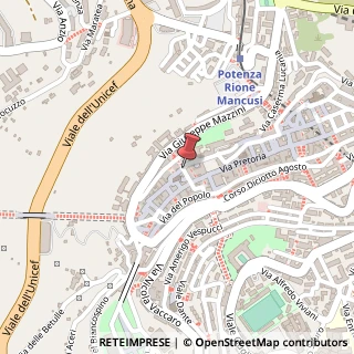 Mappa Via Achille Rosica, 56, 85100 Potenza, Potenza (Basilicata)