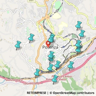 Mappa Via Achille Rosica, 85100 Potenza (1.172)