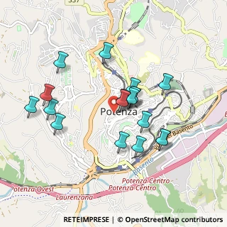 Mappa Via Achille Rosica, 85100 Potenza (0.87222)