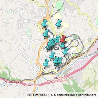 Mappa Via Achille Rosica, 85100 Potenza (0.5865)