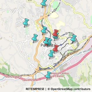Mappa Via Achille Rosica, 85100 Potenza (0.84417)