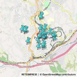 Mappa Via Achille Rosica, 85100 Potenza (0.638)