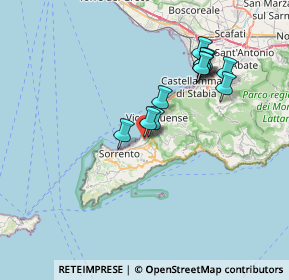 Mappa Traversa Seconda Bagnulo, 80063 Piano di Sorrento NA, Italia (6.98917)