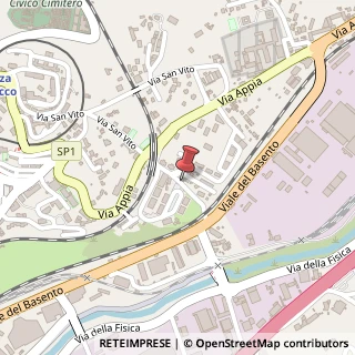 Mappa Via Ponte Nove Luci, 22, 85100 Potenza, Potenza (Basilicata)