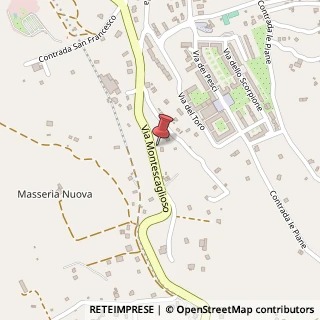 Mappa Contrada Le Piane, snc, 75100 Matera, Matera (Basilicata)