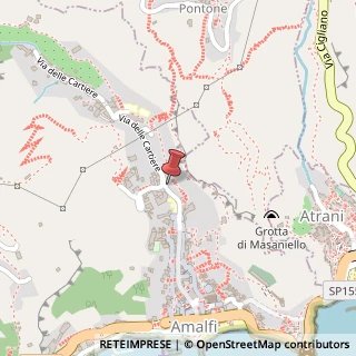 Mappa Via Cardinale Marino del Giudice, 40, 84011 Amalfi, Salerno (Campania)
