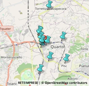 Mappa Via Alessandro Scarlatti, 80010 Quarto NA, Italia (1.34833)