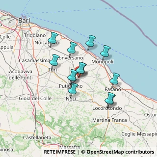 Mappa Via Carlo Poerio, 70013 Castellana Grotte BA, Italia (11.39231)
