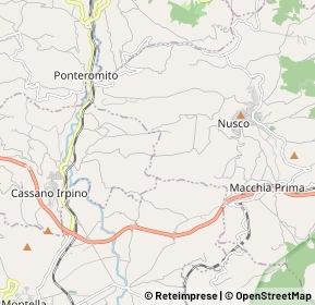Mappa Contrada Chianola, 83051 Montella AV, Italia (1.89615)