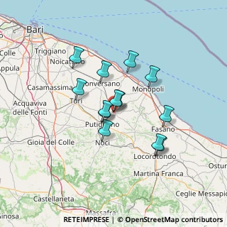 Mappa Via Vito Sgobba, 70013 Castellana Grotte BA, Italia (11.39154)