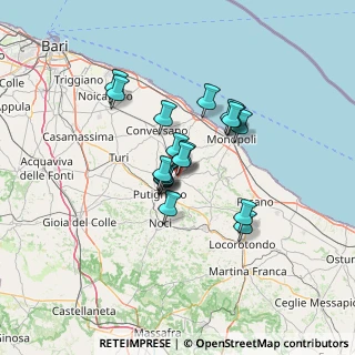 Mappa Via Vito Sgobba, 70013 Castellana Grotte BA, Italia (10.11684)