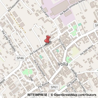 Mappa Via Giacomo Leopardi, 57, 80040 Volla, Napoli (Campania)