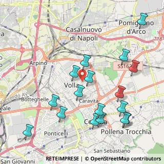 Mappa Via Raffaele Viviani, 80040 Volla NA, Italia (2.46882)