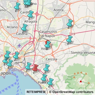 Mappa Via Raffaele Viviani, 80040 Volla NA, Italia (7.0805)