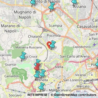 Mappa Via Emilio Scaglione, 80126 Napoli NA, Italia (3.37583)