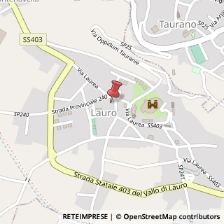 Mappa Via Papa Giovanni XXIII, 64, 83023 Lauro, Avellino (Campania)