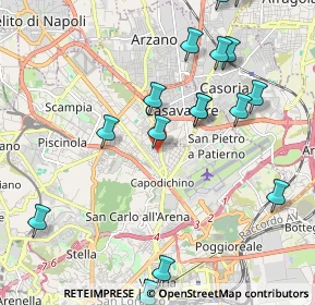 Mappa Viale Privato dei Pianeti, 80144 Napoli NA, Italia (2.58625)