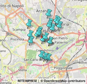 Mappa Viale Privato dei Pianeti, 80144 Napoli NA, Italia (1.3105)