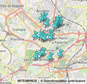 Mappa Viale Privato dei Pianeti, 80144 Napoli NA, Italia (1.4145)