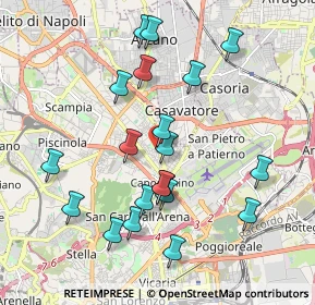 Mappa Viale Privato dei Pianeti, 80144 Napoli NA, Italia (2.086)