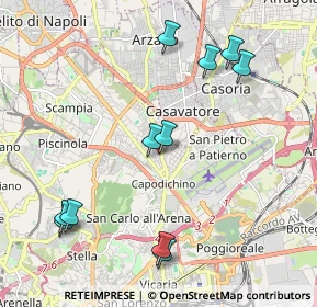 Mappa Viale Privato dei Pianeti, 80144 Napoli NA, Italia (2.45)