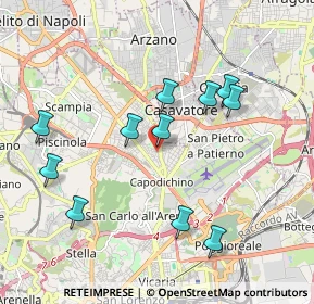 Mappa Viale Privato dei Pianeti, 80144 Napoli NA, Italia (2.06636)