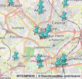 Mappa Viale Privato dei Pianeti, 80144 Napoli NA, Italia (2.55267)