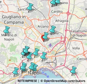 Mappa Viale Privato dei Pianeti, 80144 Napoli NA, Italia (5.613)