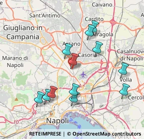 Mappa Viale Privato dei Pianeti, 80144 Napoli NA, Italia (4.08583)