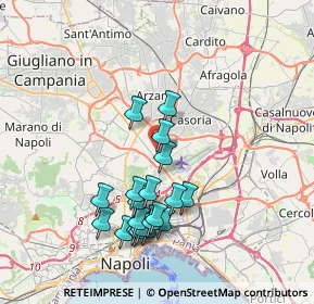 Mappa Viale Privato dei Pianeti, 80144 Napoli NA, Italia (3.8815)