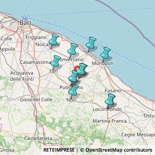 Mappa S C Rosatella, 70013 Castellana grotte BA, Italia (11.01833)