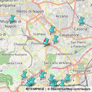 Mappa Via Caprera, 80145 Napoli NA, Italia (3.57313)