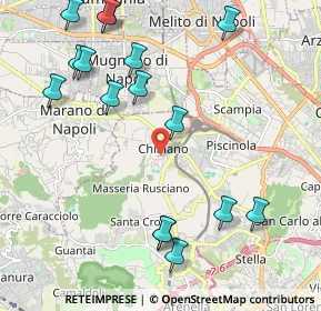 Mappa Via Giuseppe Raffaelli, 80145 Napoli NA, Italia (2.68063)