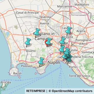 Mappa Via Giuseppe Raffaelli, 80145 Napoli NA, Italia (7.48538)