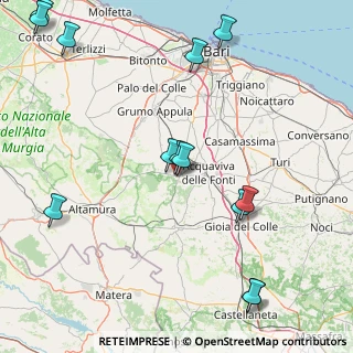 Mappa Via Don Cesare Franco, 70020 Cassano delle Murge BA, Italia (22.86154)