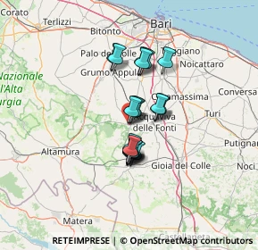 Mappa 70020 Cassano delle Murge BA, Italia (9.399)