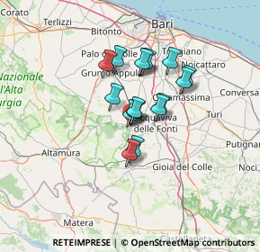 Mappa 70020 Cassano delle Murge BA, Italia (9.66)