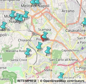 Mappa Via Osci, 80145 Napoli NA, Italia (2.83769)