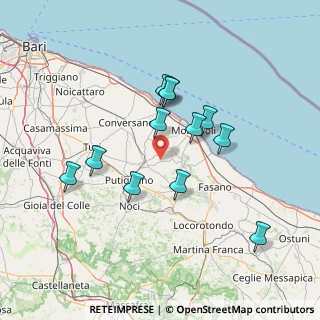 Mappa Contrada Lamarossa, 70013 Castellana Grotte BA, Italia (13.88917)