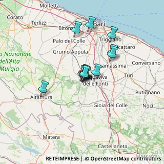 Mappa Via Sanges, 70020 Cassano delle Murge BA, Italia (9.50385)