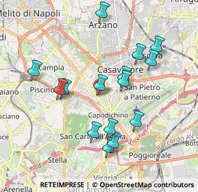Mappa Via Canonico Cosimo Stornaiuolo, 80144 Napoli NA, Italia (1.97667)
