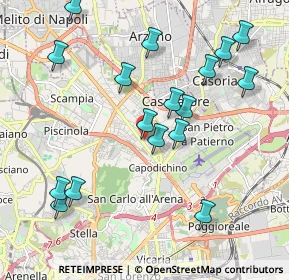 Mappa Via Canonico Cosimo Stornaiuolo, 80144 Napoli NA, Italia (2.32059)