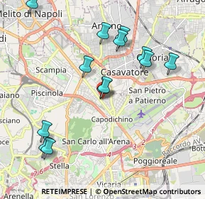 Mappa Via Canonico Cosimo Stornaiuolo, 80144 Napoli NA, Italia (2.22462)